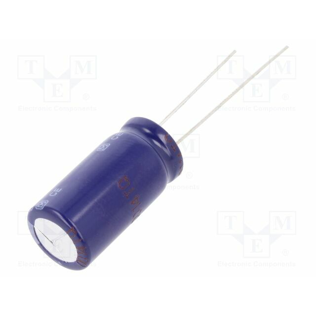 PANASONIC Capacitor: electrolytic; THT; 1000uF; 50VDC