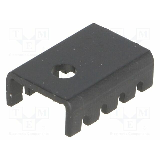 STONECOLD Heatsink: moulded; U; TO220; black