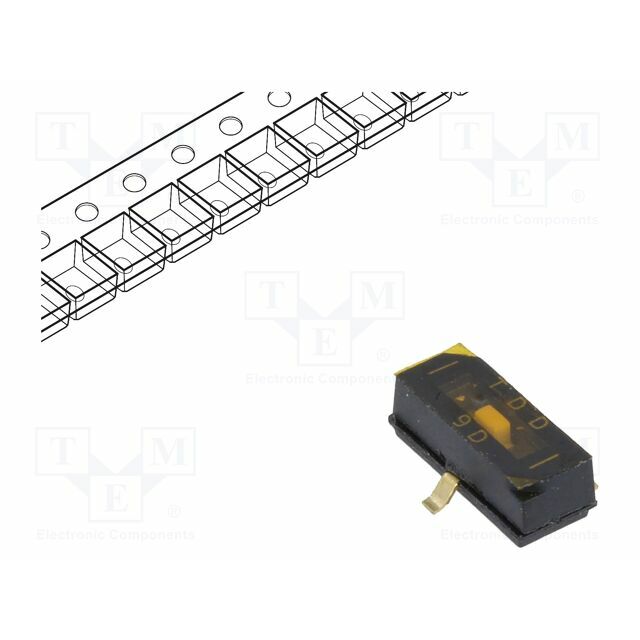 C&K Switch: DIP-SWITCH; Poles number: 1