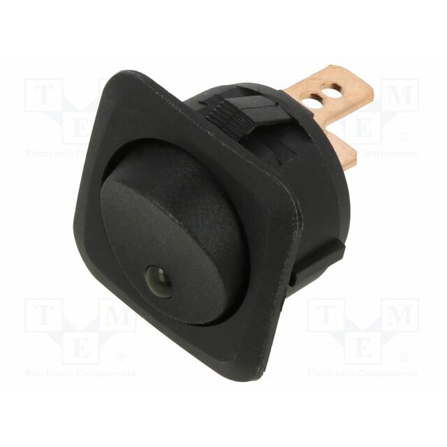 SWITCH COMPONENTS ROCKER; SPST; Pos: 2