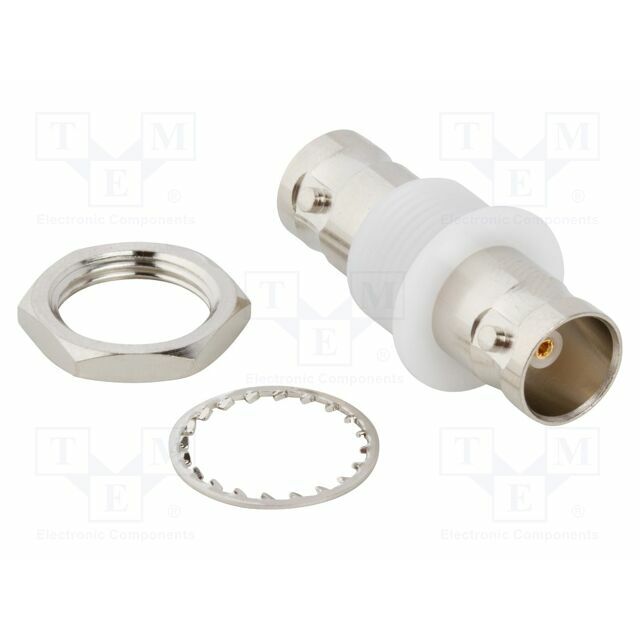 AMPHENOL RF Adapter; BNC female,both