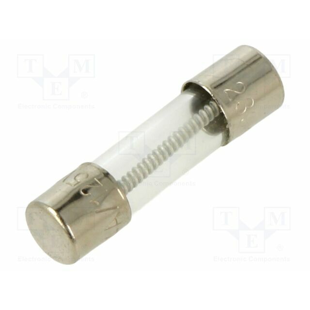 LITTELFUSE Fuse: fuse; 5.2x20mm; glass