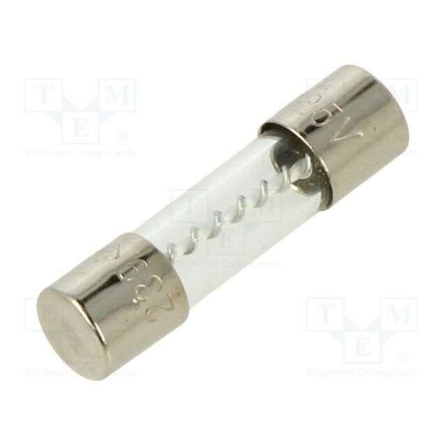 LITTELFUSE Fuse: fuse; 5.2x20mm; glass
