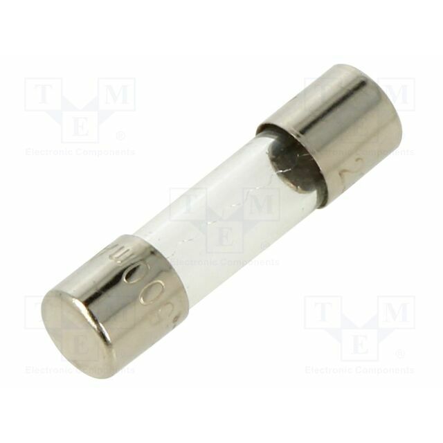 LITTELFUSE Fuse: fuse; 5.2x20mm; glass