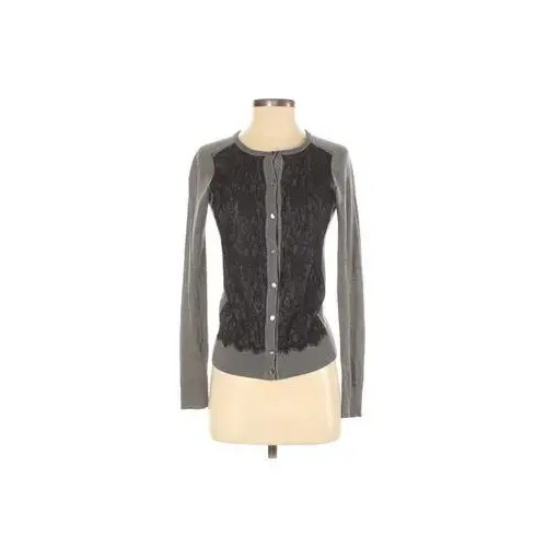 Dermacol Ann Taylor Cardigan Sweater: Gray
