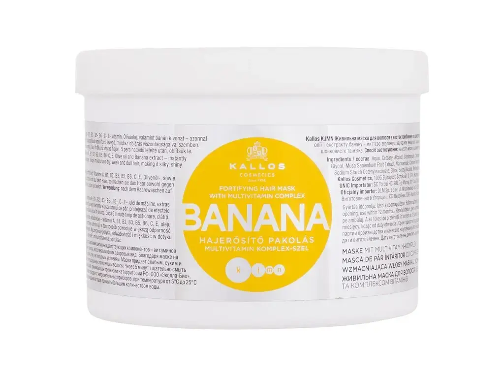 Kallos Cosmetics Banana Hair Mask 500