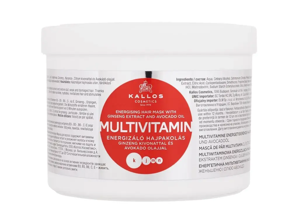 Kallos Cosmetics Multivitamin Hair Mask 500