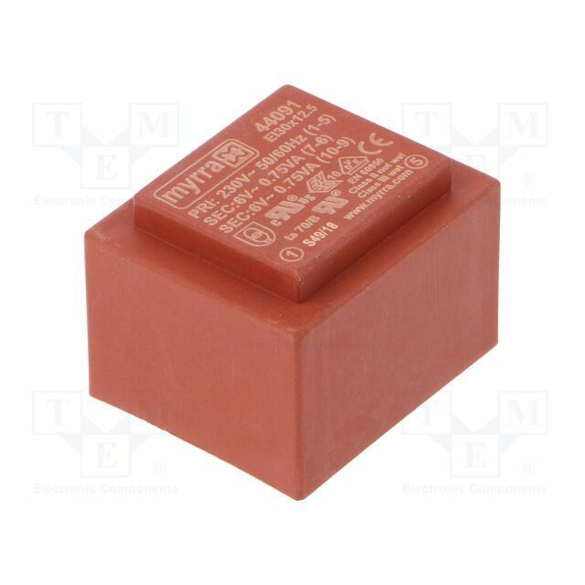 Transformer: encapsulated; 1.5VA; 230VAC; 6V