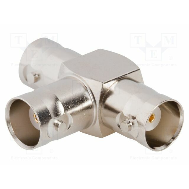 AMPHENOL RF Adapter; BNC female,both