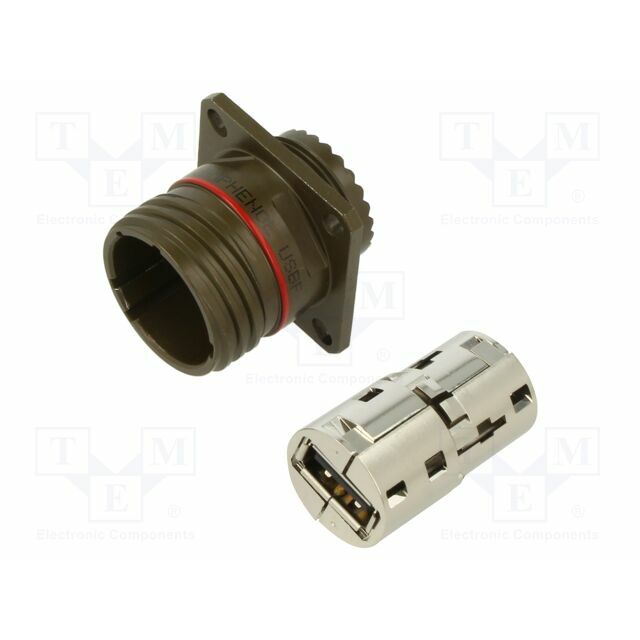 AMPHENOL Transition: coupler; socket; USB A