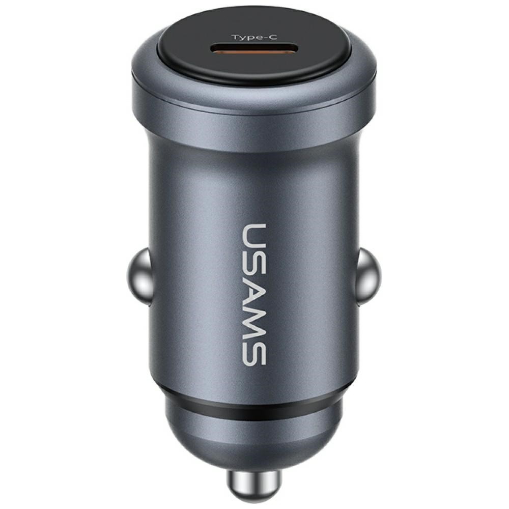 USAMS CC321 car charger Aluminum 30W