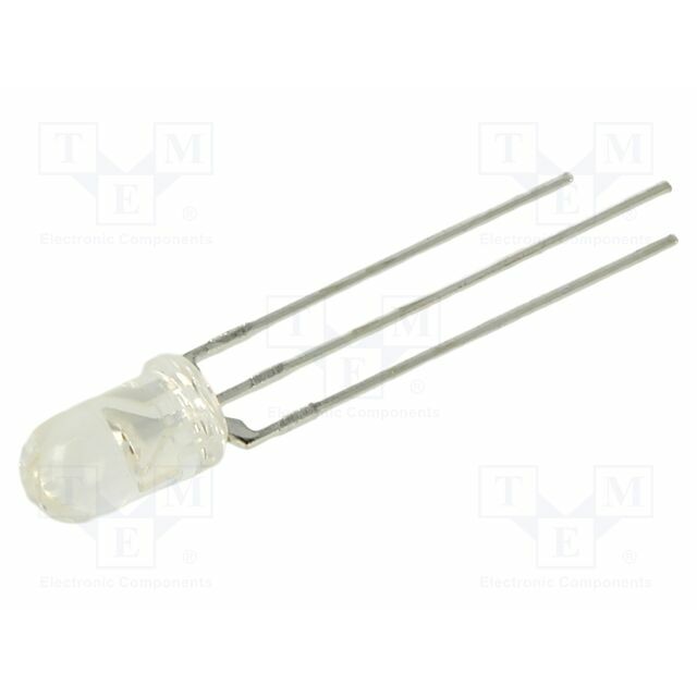 KINGBRIGHT ELECTRONIC LED; red/green; 5mm; 450÷900mcd