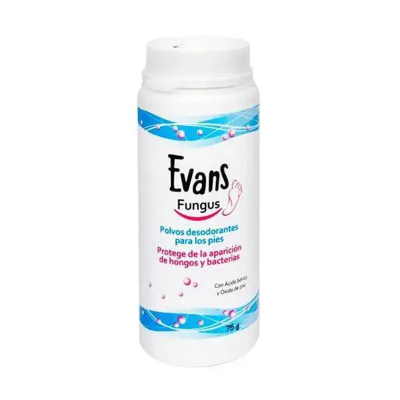 Evans Fungus Polvos Desodorantes Antihongos Para