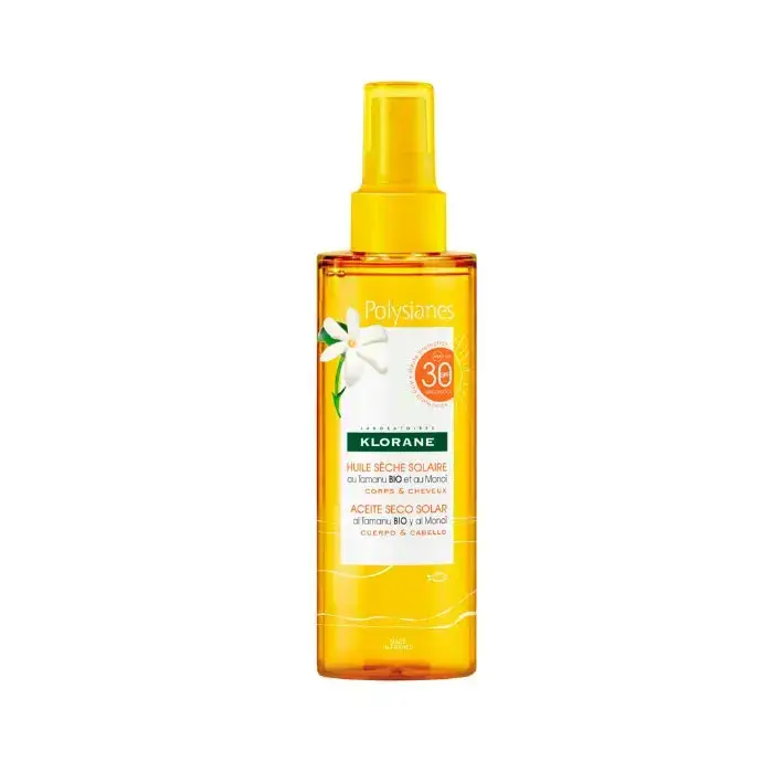 Klorane Polysianes Solar Dry Oil Spf30
