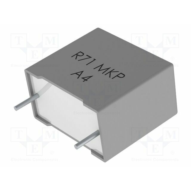 KEMET Capacitor: polypropylene; R71; 470nF; 630VDC