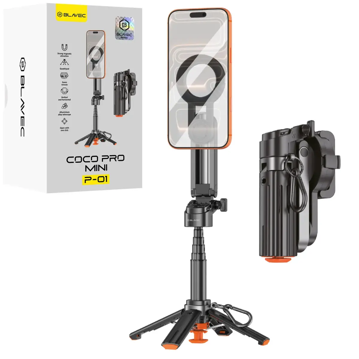 Blavec Selfie Stick Aluminium Coco PRO