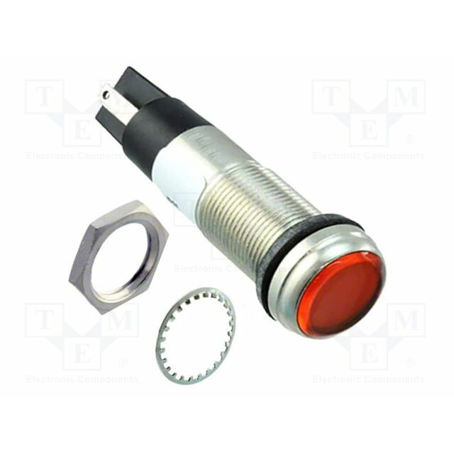 DIALIGHT Indicator: LED; flat; orange; IP67