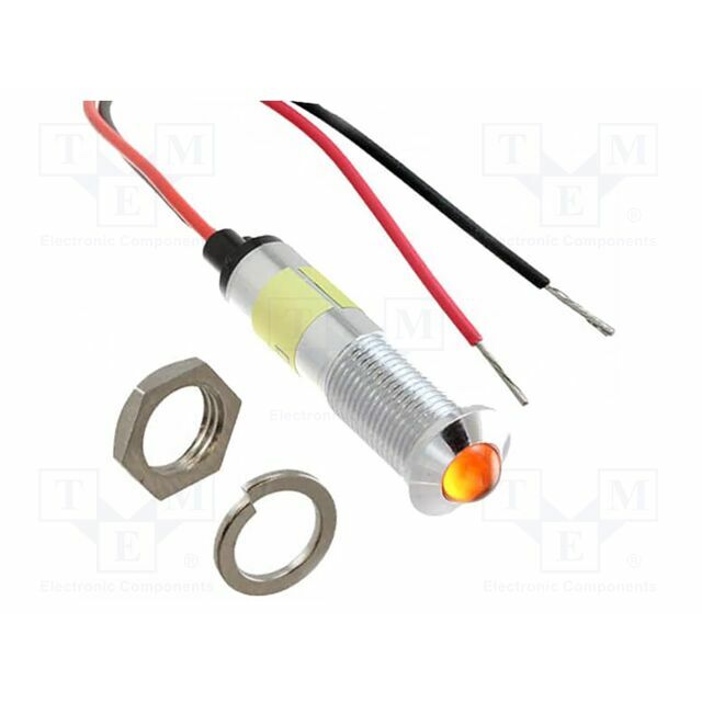 DIALIGHT Indicator: LED; orange; 30mA; 12VDC