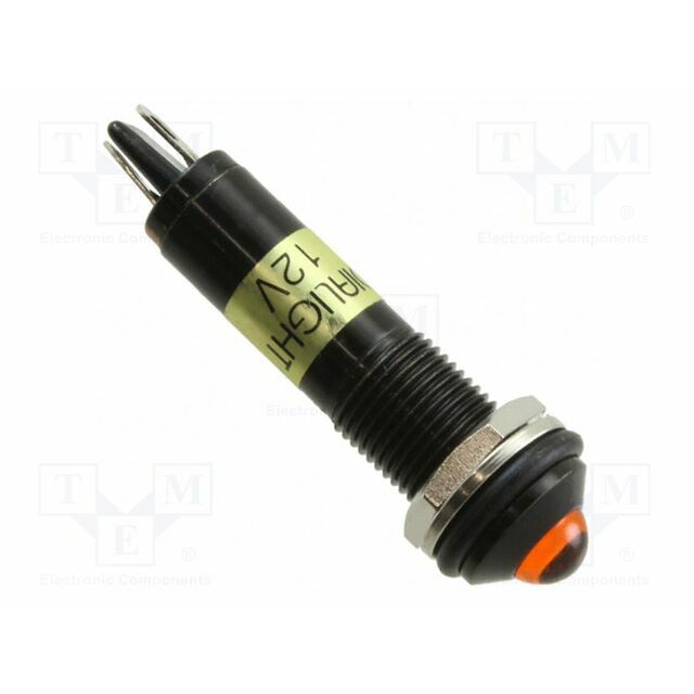 DIALIGHT Indicator: LED; yellow; for soldering