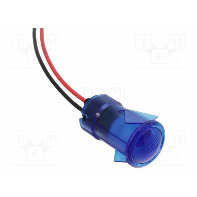 DIALIGHT Indicator: LED; flat; blue; cables