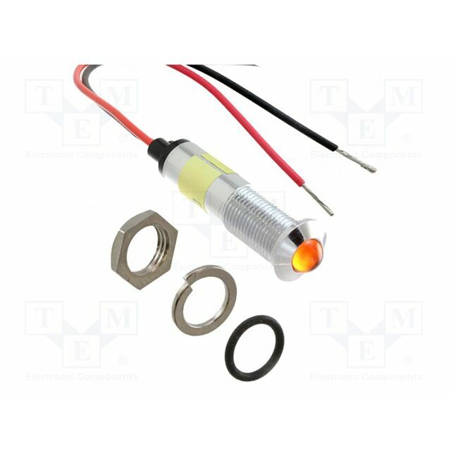 DIALIGHT Indicator: LED; yellow; 1570mcd; 30mA