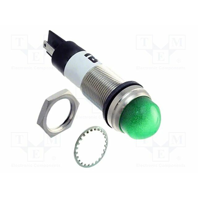 DIALIGHT Indicator: LED; prominent; green; IP67