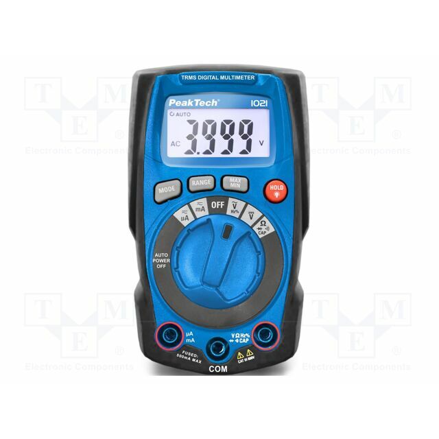 PEAKTECH Digital multimeter; LCD; 3,75