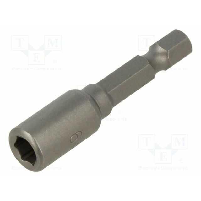 PROLINE Screwdriver bit; 6-angles socket; 6mm