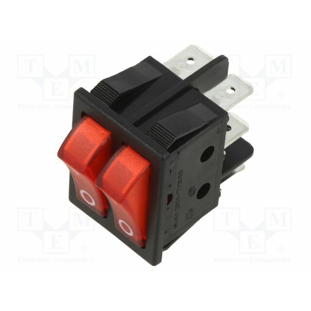 CANAL ELECTRONIC ROCKER; SPST x2; Pos:
