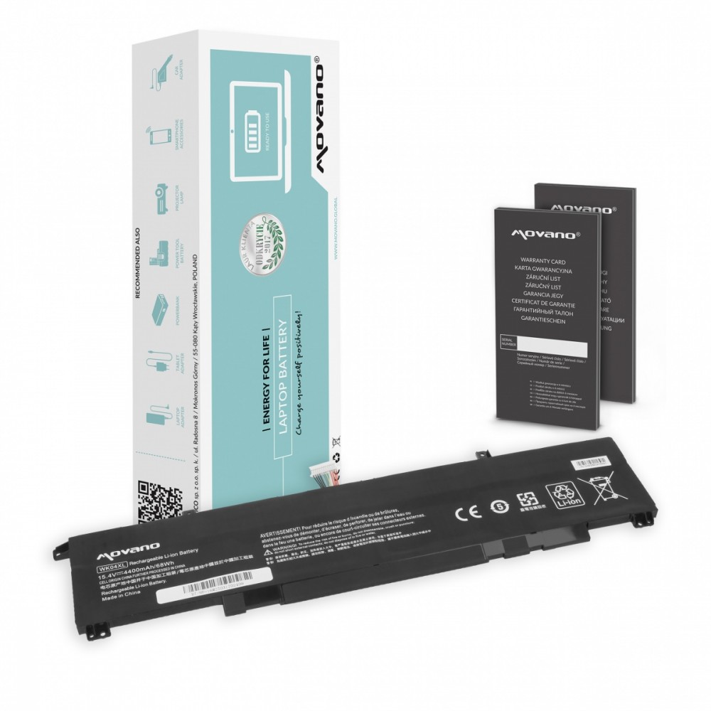 Movano Battery WK04XL for HP Victus