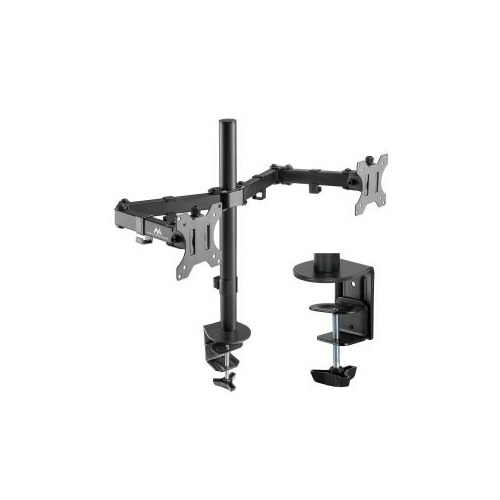 MACLEAN Double Desk Monitor LCD Bracket