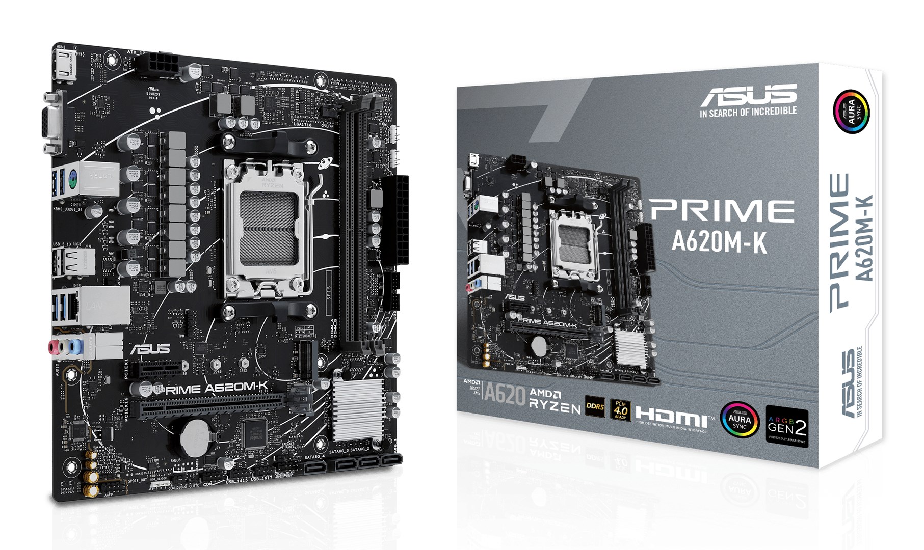 ASUS PRIME A620M-K AMD A620 Socket
