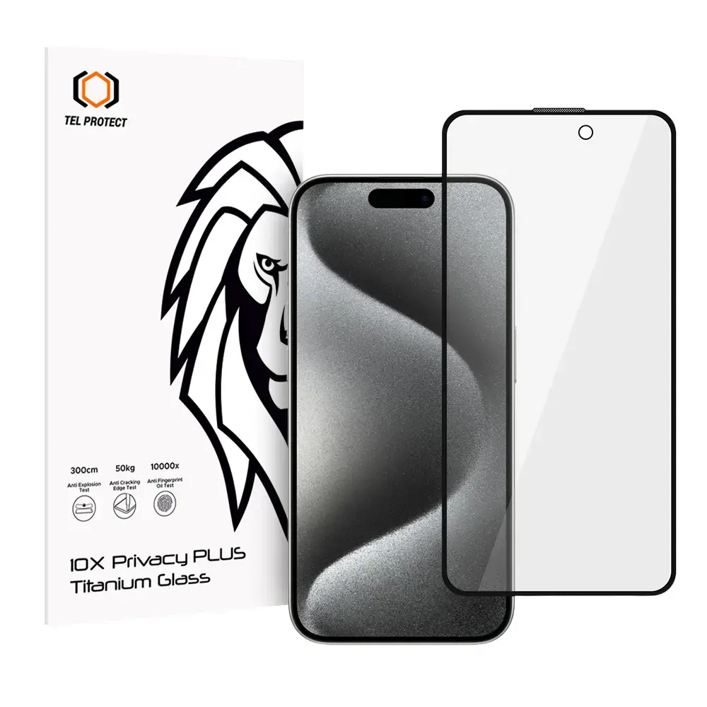 Tempered glass Tel Protect 10X Privacy