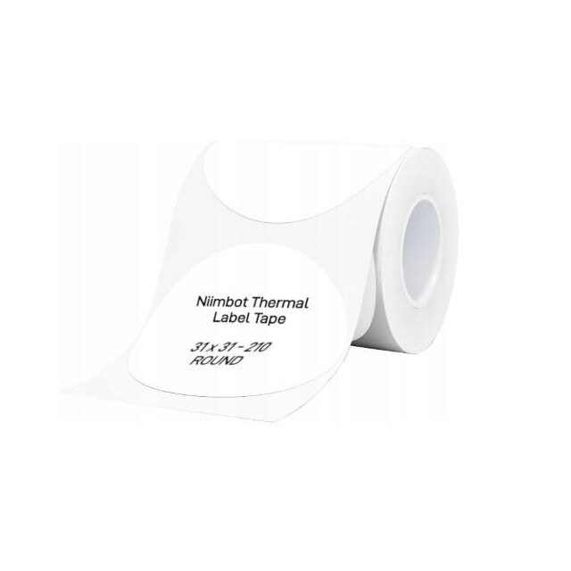 Niimbot T31*31 Round -210White Thermal labels