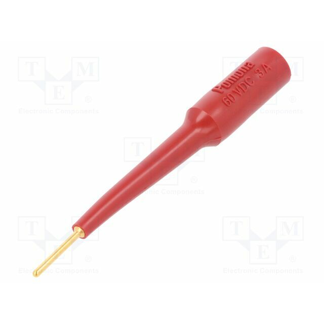 POMONA Measuring tip; 3A; 70VDC; red
