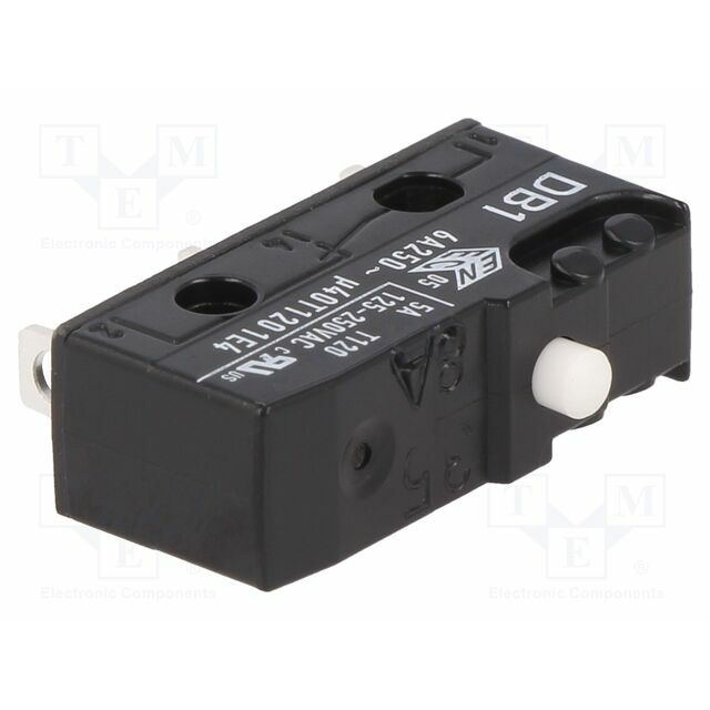 ZF Microswitch SNAP ACTION; 6A/250VAC; 0