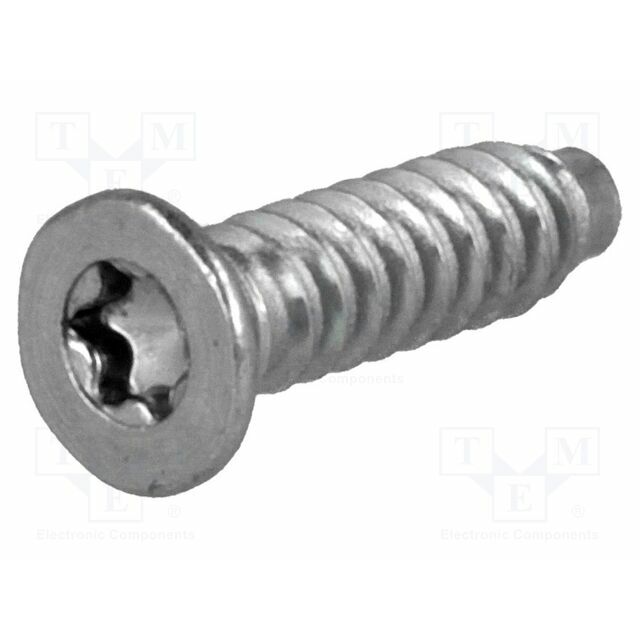 FISCHER ELEKTRONIK Screw; 3x12; Head: countersunk