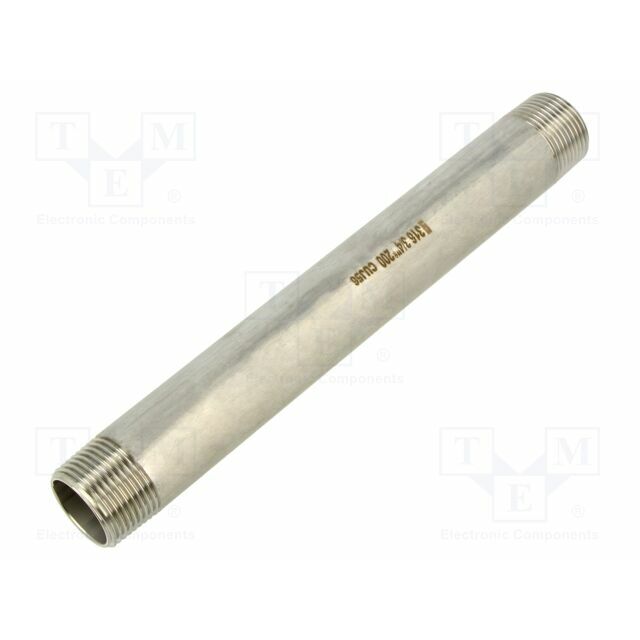 GEBO Splice terminal: connector pipe; stainless