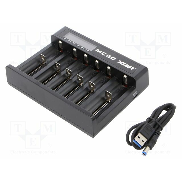 Charger: microprocessor-based; Li-Ion; 1A; 3.6/3