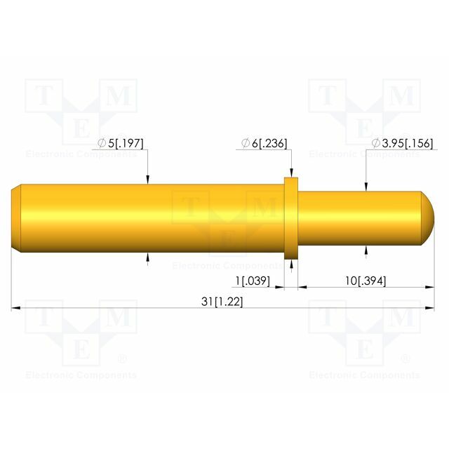INGUN Test probe: ICT/FCT; 8A; Ø: