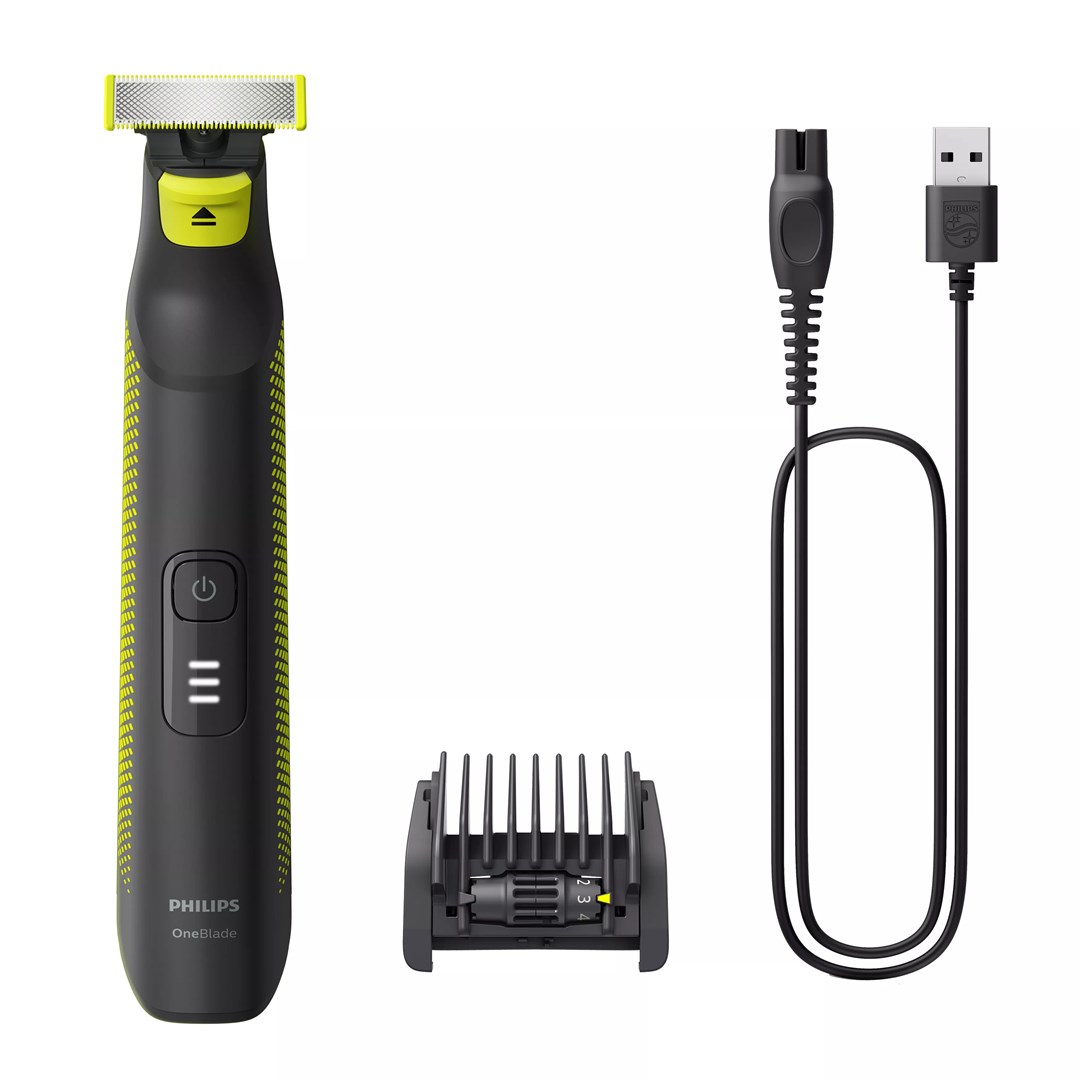 PHILIPS OneBlade Pro skuveklis, melns (QP6506/15)