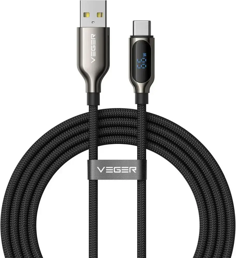 Cable with LED display USB A