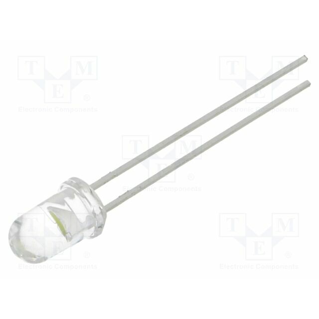 LITEON LED; white cold; 5mm; 13000÷29000mcd