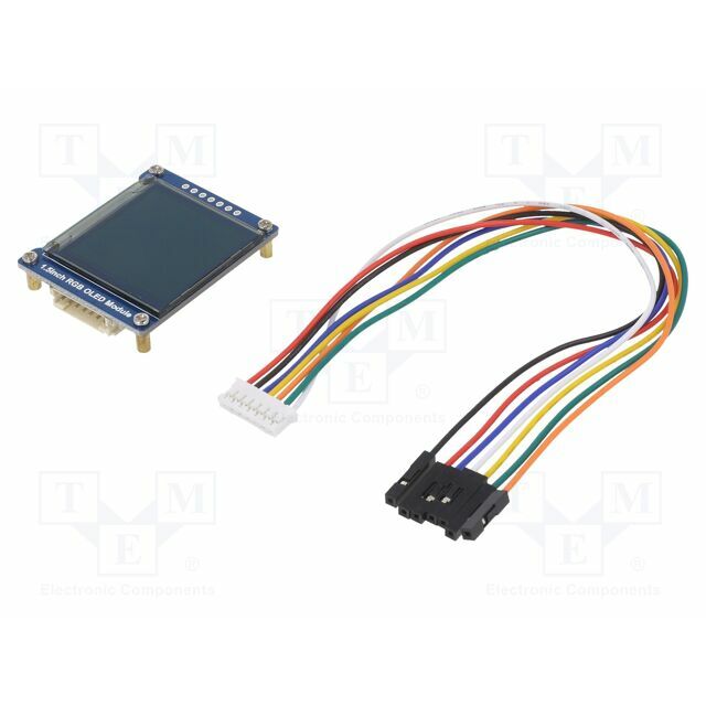 WAVESHARE Display: OLED; 1.5"; 128x128