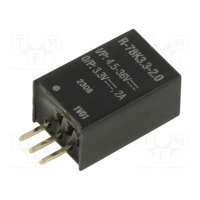 RECOM Converter: DC/DC; Uin: 4.5÷36VDC