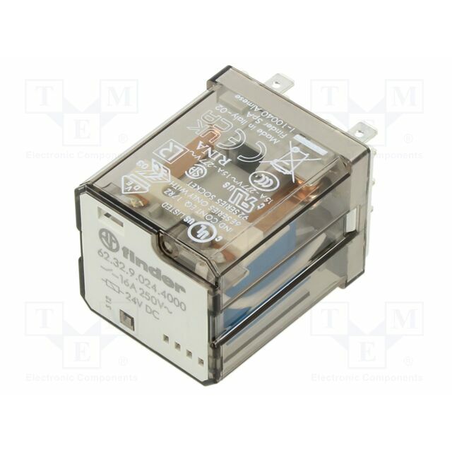 FINDER Relay: electromagnetic power; Ucoil: 24VDC