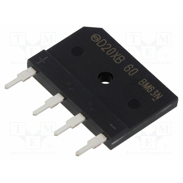 SHINDENGEN Bridge rectifier: single-phase; Urmax: 600V