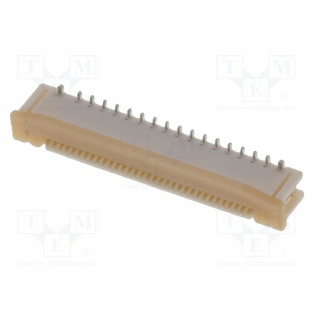 MOLEX Connector: FFC/FPC; gold-plated; SMT; 500mA