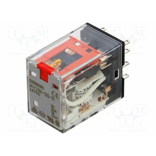 OMRON Relay: electromagnetic; Ucoil: 24VAC; DPDT