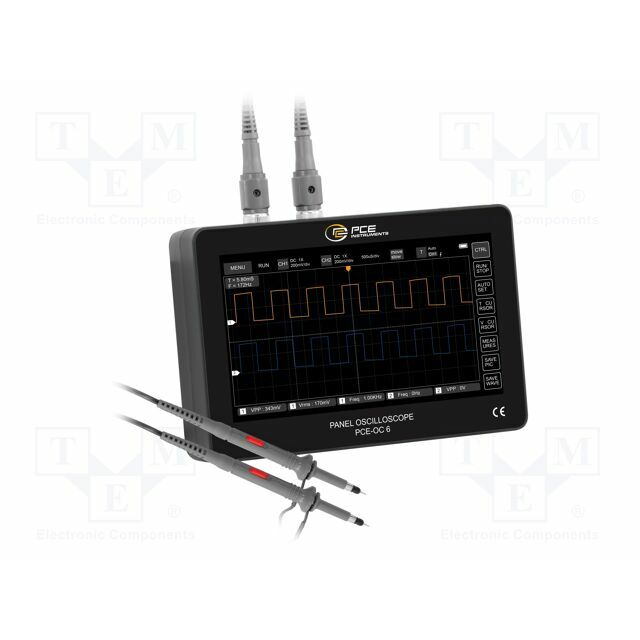 PCE INSTRUMENTS Portable oscilloscope; 100MHz; touch
